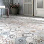 Carrelage Sol Et Mur Forte Effet Ciment Gris Villa L.20 X L.20 Cm