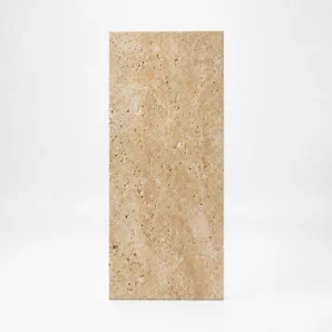 Carrelage Mur Forte Pierre Ivoire Mat L.20 X L.50 Cm, Travertin