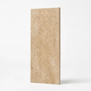 Carrelage Mur Forte Pierre Ivoire Mat L.20 X L.50 Cm, Travertin