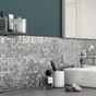 Mosaïque Mur Ice Tendance Miror Gris Argent