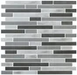 Mosaïque Urban Life Barette, Gris, 30 Cm