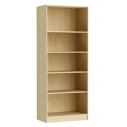 Caisson Spaceo Home, Effet Chêne Naturel H.200 X L.80 X P.45 Cm