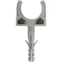 Lot de 10 clips et chevilles, diam. 20 x L.60 mm