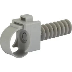 Lot de 10 fixes pour tube et chevilles, diam. 16 x L.75 mm