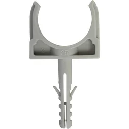 Lot De 10 Clips Et Chevilles, Diam.25, L.65 Mm