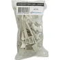 Lot De 10 Fixes Pour Tube Et Chevilles, Diam.25, L.85 Mm