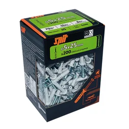 Lot de 200 chevilles à frapper nylon Spit, diam. 5 x L. 25 mm