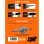 Lot de 100 chevilles à frapper nylon Spit, diam. 6 x L .40 mm
