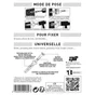Lot de 8 chevilles à frapper nylon Spit, diam. 8 x L. 110 mm