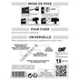 Lot de 8 chevilles à frapper nylon Spit, diam. 8 x L. 130 mm