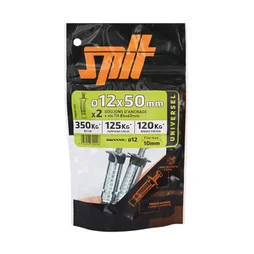 Lot De 2 Goujons Et Vis Acier Spit, Diam.12 X L.50 Mm