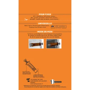 Lot De 2 Goujons Et Vis Acier Spit, Diam.12 X L.50 Mm