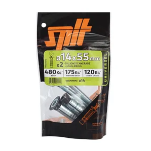Lot de 2 goujons avec vis prima SPIT, diamètre 14 mm x L.55 mm
