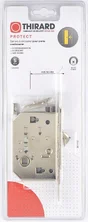 Boitier Pour Serrure Coulissante Rectangle Acier Chromé, Gris