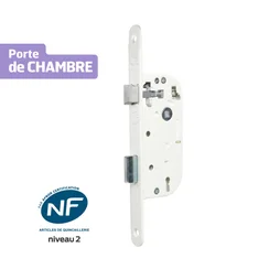 Serrure Encastrée Bricard, À Clé, Axe 40 Mm