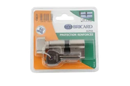 Cylindre De Serrure Bricard Alpha Bouton L.30 + 30 Mm