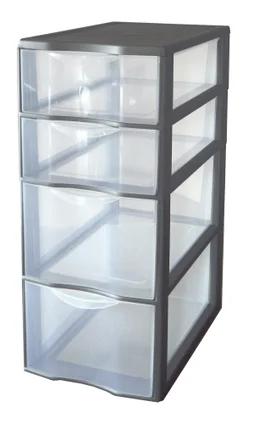 Tour De Rangement Orgamix Plastique , L.26 X P.36.5 X H.63 Cm