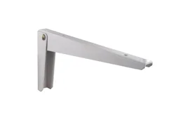 Equerre Escamotable Acier Epoxy Blanc, H.10 X P.20 Cm