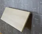 Equerre Escamotable Acier Epoxy Blanc, H.13 X P.30 Cm