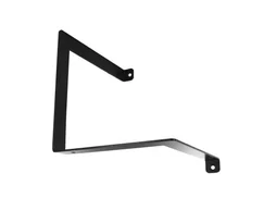 Equerre Parenthèse Acier Epoxy Noir, H.15 X P.15 Cm