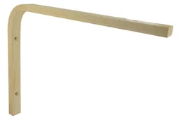 Equerre Multiplis Bois Brut Naturel, H.20 X P.25 Cm