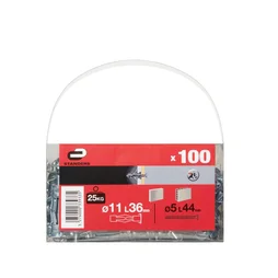 100 Chevilles À Expansion Standers, Diam.11 X L.36 Mm