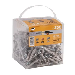 Lot De 250 Chevilles À Frapper Standers, Diam.6 X L.40 Mm