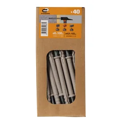 Lot De 40 Chevilles À Frapper Standers, Diam.8 Mm X L.100 Mm