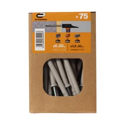 Lot De 75 Chevilles À Frapper Standers, Diam.6 X L.80 Mm