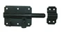Verrou de box porte cadenas en acier noir, Diam.12 mm L.120 x P.20 mm AFBAT
