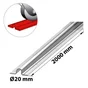 Rail De Guidage Acier Galvanisé, H.16 X L.2000 X P.60 Mm