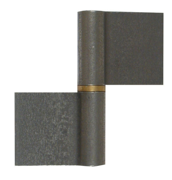 Paumelle De Grille Acier Brut, H.100 X L.90 X P.16 Mm