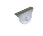 Roue À Support Extérieur Acier Zingué, H.80 X L.120 X P.35 Mm