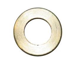 Lot De 4 Rondelles Laiton Brut, H.2 X L.25 X P.25 Mm