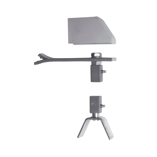 Pivot Et Crapaudine Acier Galvanisé, H.330 X L.220 X P.50 Mm