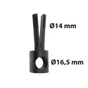 Gabarit De Perçage Composite Plastifié, H.80 X L.25 X P.25 Mm