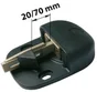 Sabot Noir Plastique H.42 X L.120 X P.162 Mm Afbat