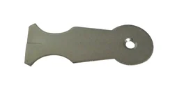 Patte Acier Galvanisé, H.32 X L.80 X P.2.5 Mm