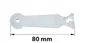 Patte Acier Galvanisé, H.32 X L.80 X P.2.5 Mm