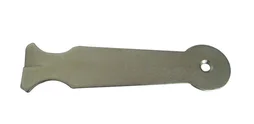 Patte Acier Galvanisé, H.31.5 X L.140 X P.2.5 Mm