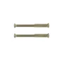 Lot de 2 vis relieuse acier nickelé longueur 45mm