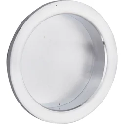 Poignée Porte Coulissante Ronde Zamak Nickelé, Gris