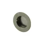 Poignée Porte Coulissante Rond Acier Inoxydable Brossé, Gris