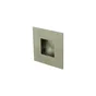 Poignée Porte Coulissante Carrée Acier Inoxydable Brossé, Gris