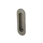 Poignée Porte Coulissante Ronde Acier Inoxydable Brossé, Gris