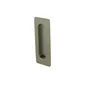 Poignée Porte Coulissante Rectangle Zamak Nickelé, Gris