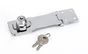 Moraillon avec serrure MASTER LOCK acier forgé, 117 mm