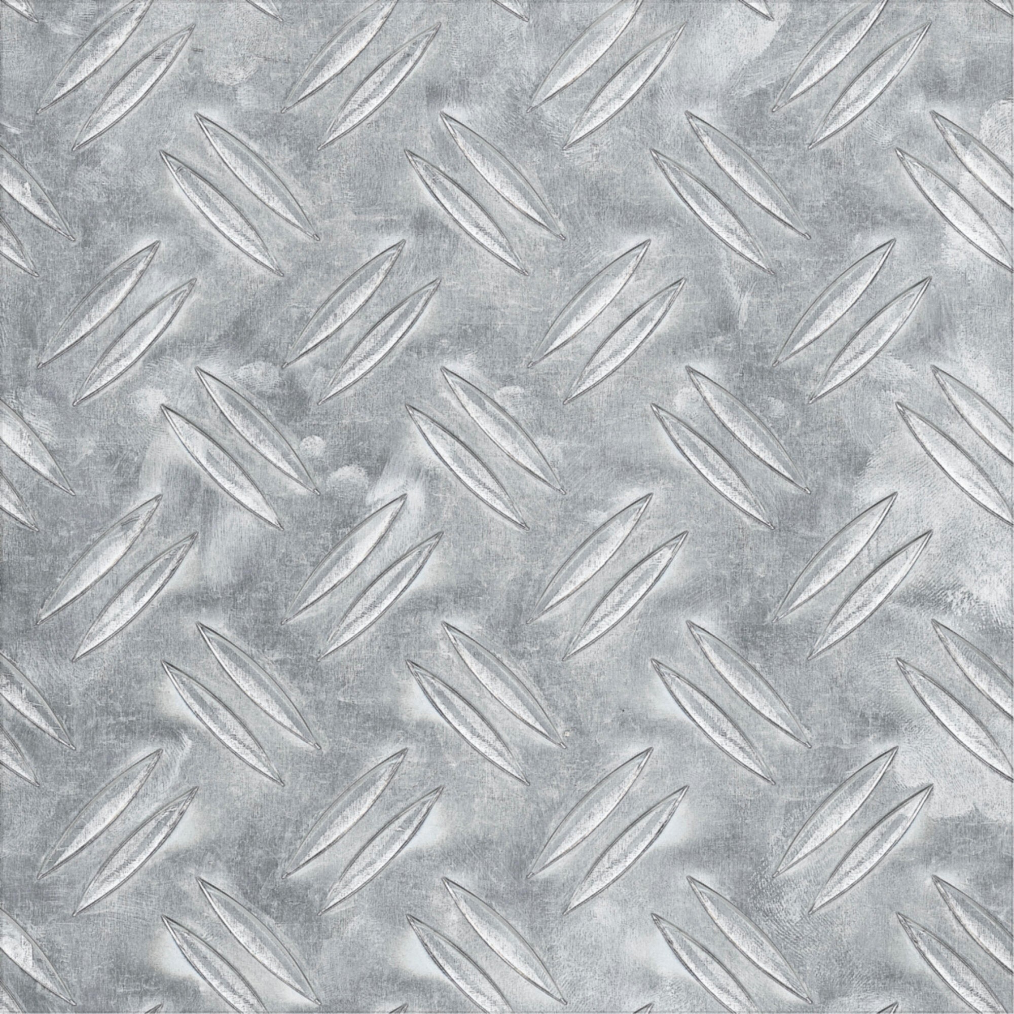 Tôle aluminium grain de riz brut gris L.1000 x l.600 mm, Ep.2.5 mm