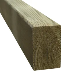 Lambourde Pour Terrasse Bois Résineux Pin, Vert, L.3 M X L.7 Cm X Ep.45 Mm