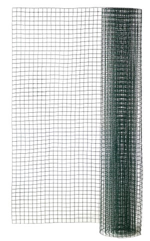 Grillage Pour Animaux Soudé Vert, H.0.5 X L.3 M, Maille H.12 X L.12.7 Mm